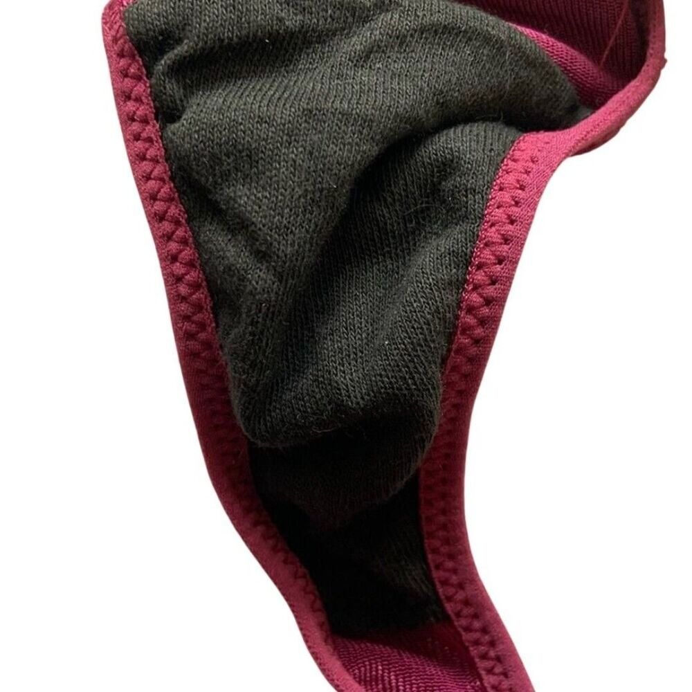 Christian Dior Intimates Vintage Thong Underwear New with Tags Size Small Wine - Picture 10 of 12
